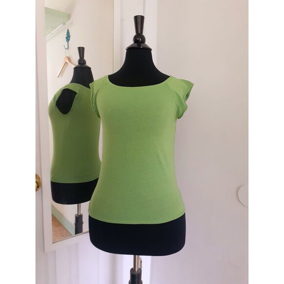 Lot of Four 100% Cotton Hyp Green Muscle Tee Small - Picture 5 of 12